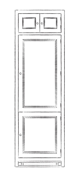 Chichester 690 FH Fridge/Freezer Cabinet - Shell