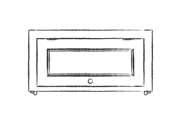 Bespoke Production - Chichester Glazed Top Box Wall Cabinet- Orkney White
