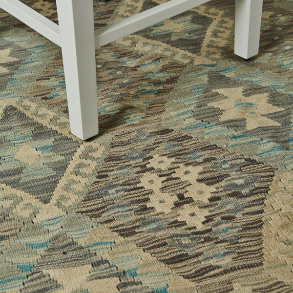 Kelso Kilim Rug 300x400cm - Teal