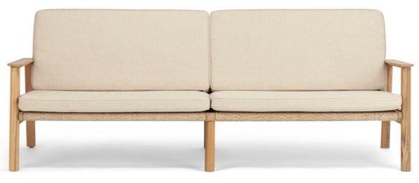Kew Relaxed Sofa - Teak- No Cushions