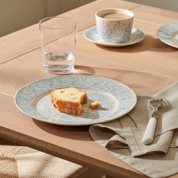 Olney Dessert Plate - Flax Blue