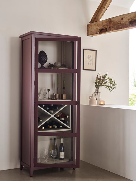 Shepton Glazed Cabinet - Lily - Left Opening