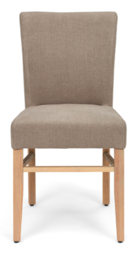 Miller Dining Chair - Heavyweight Linen Spelt - Vintage Oak