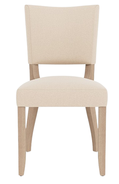 Mowbray Dining Chair - Hugo Pale Oat - Vintage Oak