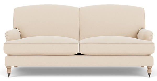 Olivia Sofa Large - Hugo Pale Oat - Pale Oak Legs