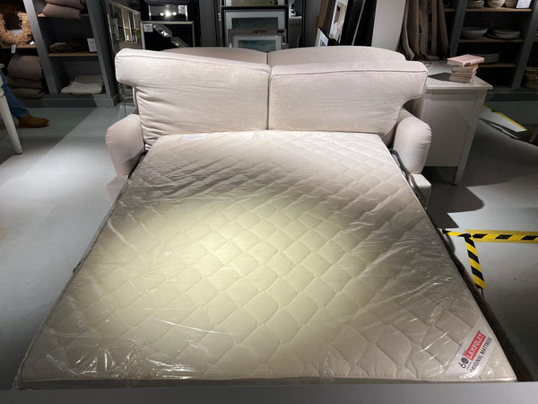 Olivia 3 Seater Sofa Bed - Heavyweight Linen Pale Oat