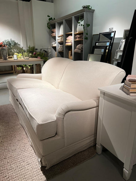 Olivia 3 Seater Sofa Bed - Heavyweight Linen Pale Oat