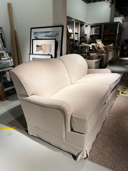 Olivia 3 Seater Sofa Bed - Heavyweight Linen Pale Oat