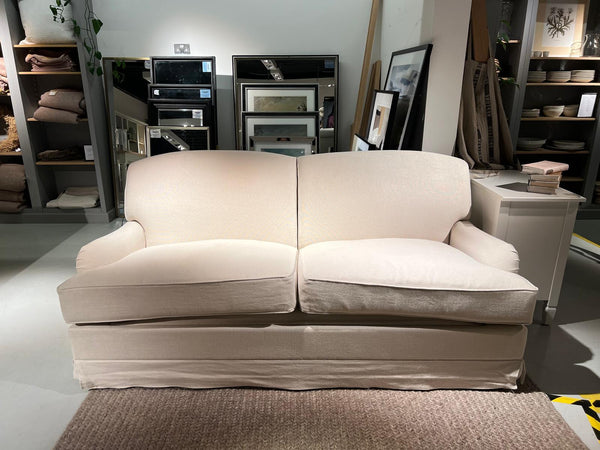 Olivia 3 Seater Sofa Bed - Heavyweight Linen Pale Oat