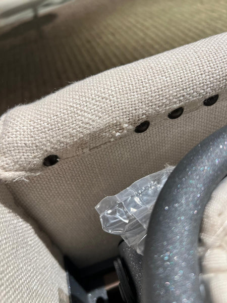 Olivia 3 Seater Sofa Bed - Heavyweight Linen Pale Oat