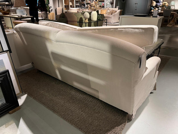 Olivia 3 Seater Sofa Bed - Heavyweight Linen Pale Oat