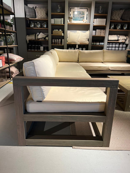 Pembrey Corner Sofa 6 Seater Natural Cushions & Pembrey Coffee Table SET
