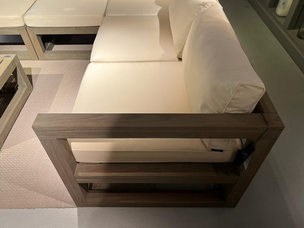 Pembrey Corner Sofa 6 Seater Natural Cushions & Pembrey Coffee Table SET
