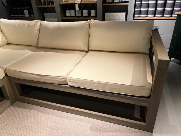 Pembrey Corner Sofa 6 Seater Natural Cushions & Pembrey Coffee Table SET