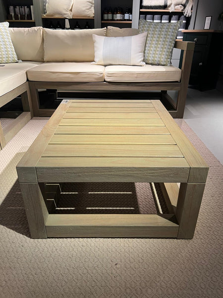 Pembrey Corner Sofa 6 Seater Natural Cushions & Pembrey Coffee Table SET