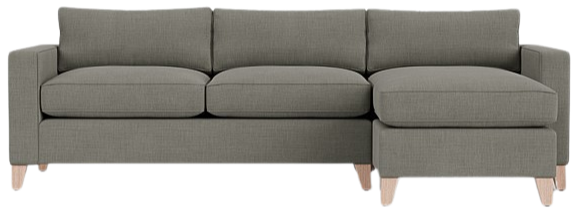 Shoreditch Sofa & Chaise - Right - Harry Storm - PO Legs