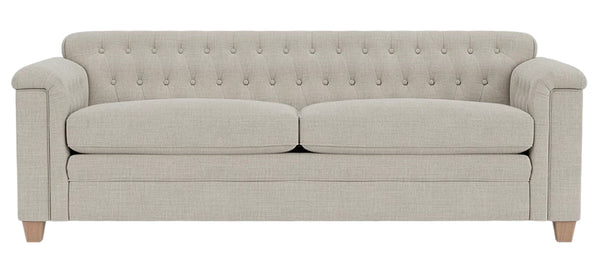 Lottie 4 Seater Sofa - Harry Cloud - Pale Oak Legs