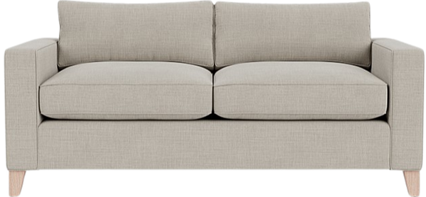 Shoreditch Sofa Large - Harry Cloud - Pale Oak Legs