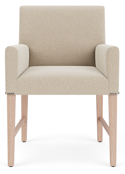 Shoreditch Carver Chair - Linara Natural - Pale Oak