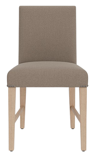 Shoreditch Dining Chair - Heavyweight Linen Spelt - Vintage Oak