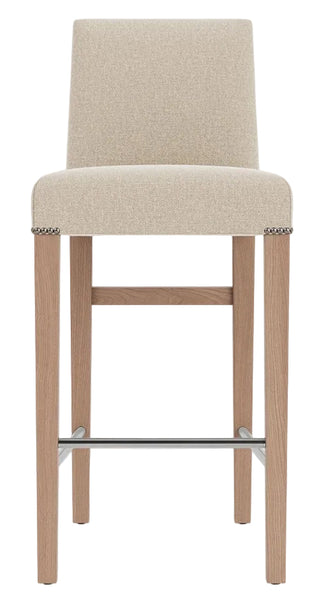 Shoreditch High Back Bar Stool - Linara Natural - Pale Oak