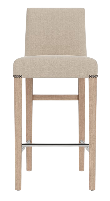 Shoreditch High Back Bar Stool - Linara Natural - Pale Oak