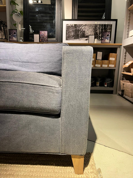 Shoreditch L Shape Corner Sofa - Left - Chloe Denim - VO Legs