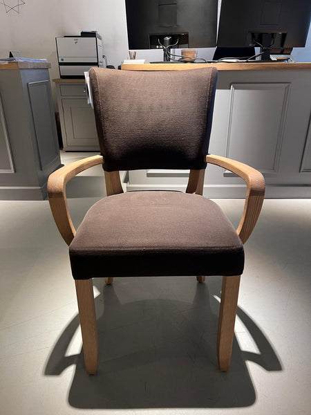 Mowbray Carver Chair - Linara Walnut - Vintage Oak