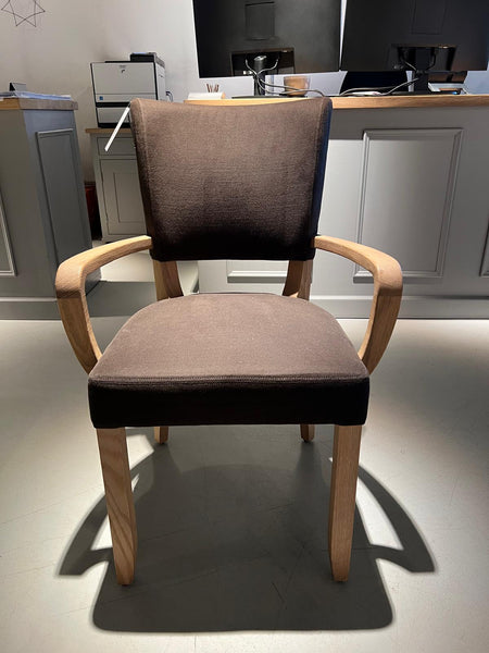 Mowbray Carver Chair - Linara Walnut - Vintage Oak