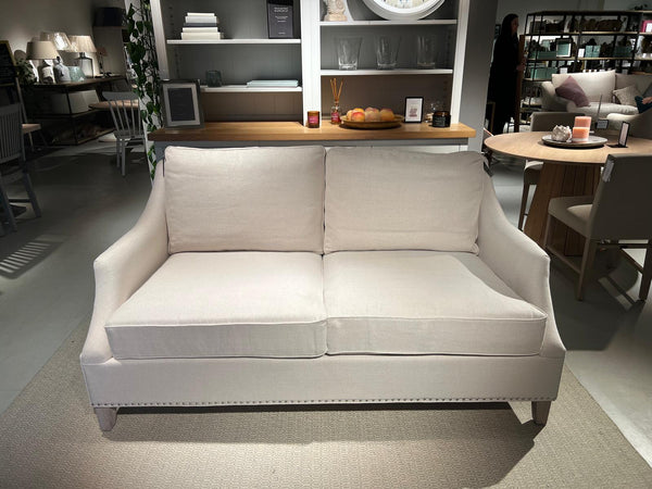 Eva Sofa Medium - Hugo Pale Oat - Pale Oak Legs