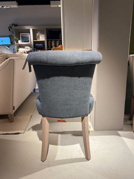 Calverston Dining Chair - Chloe Denim - Pale Oak Legs