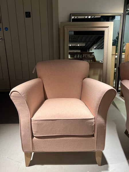 Matilda Armchair - Elliot Apricot - Vintage Oak