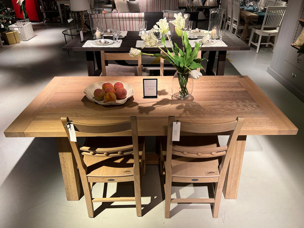 Arundel 6 Seater Dining Table, Natural Oak