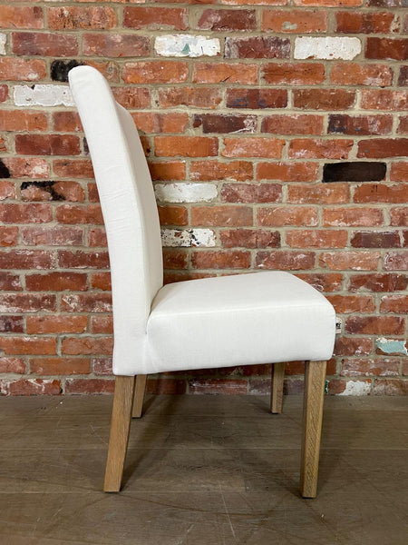 Long Island Dining Chair - Imogen Holkham Sand - Vintage Oak