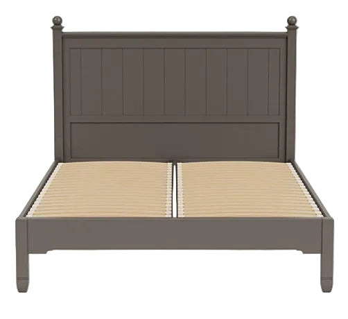 Chichester 150 Wooden King Bed - Grey Oak