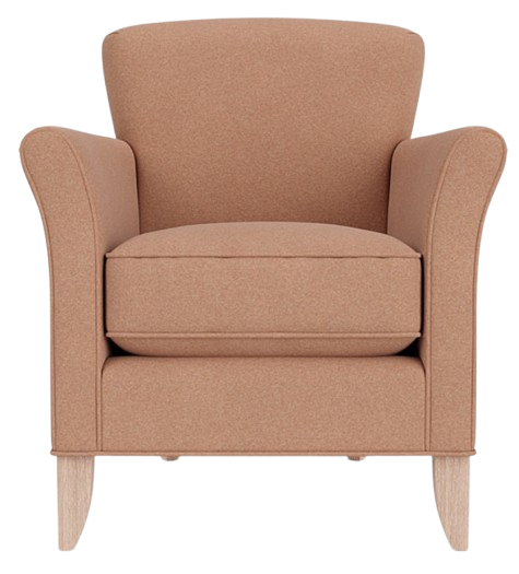 Matilda Armchair - Elliot Apricot - Vintage Oak