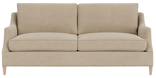 Eva Sofa Large - Harry Sand - Vintage Oak Legs