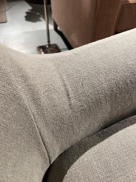 Walter Armchair - Signature Linen Trellis - Natural Oak