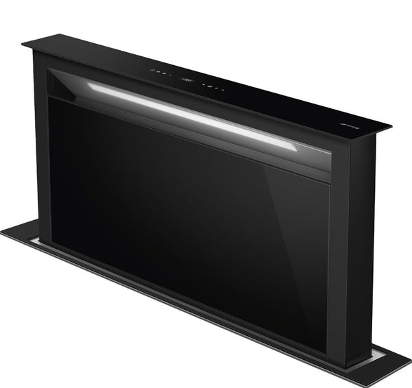 Smeg 90cm Island Downdraft Hood- Black- KDD90CNE