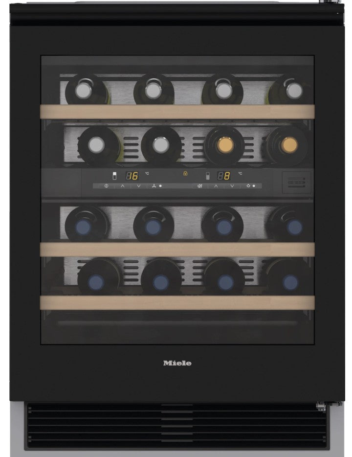 Miele Pureline Built Under Wine Conditioning Unit Black- KWT6321UG-9850160