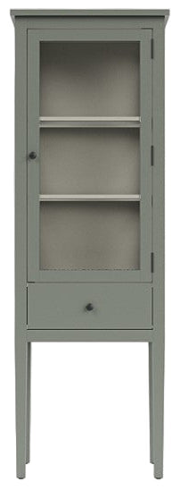 Portobello Cabinet - Right Hand - Moss External & Silver Birch Internal