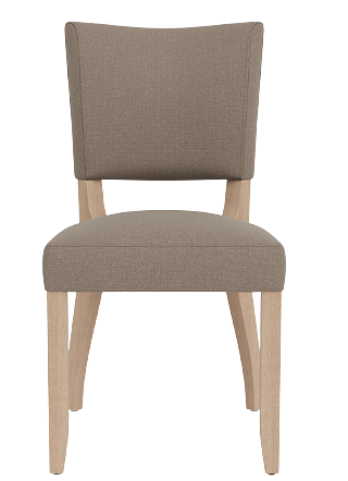 Mowbray Dining Chair - Heavyweight Linen Spelt - Vintage Oak