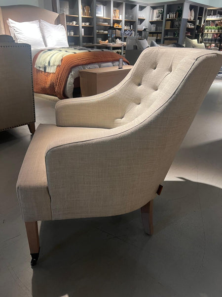 Amelia Armchair - Harry Sand - Pale Oak Legs