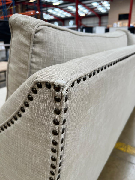 Eva Sofa Large - Harry Sand - Vintage Oak Legs