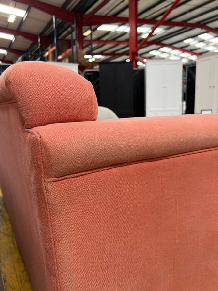 Lottie Sofa Medium - Linara Rhubarb - Pale Oak Legs