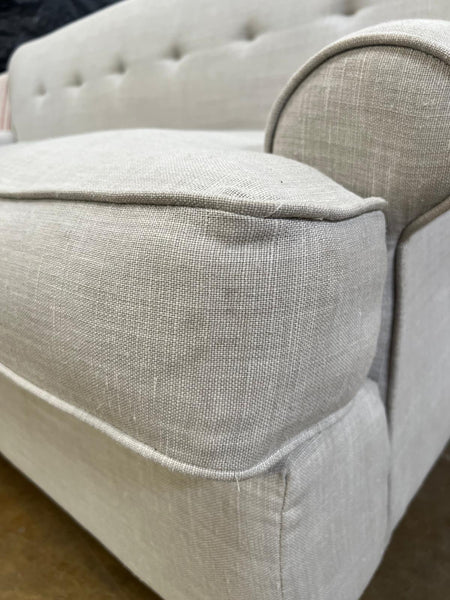 George Sofa Medium - Harry Cloud - Natural Oak Legs