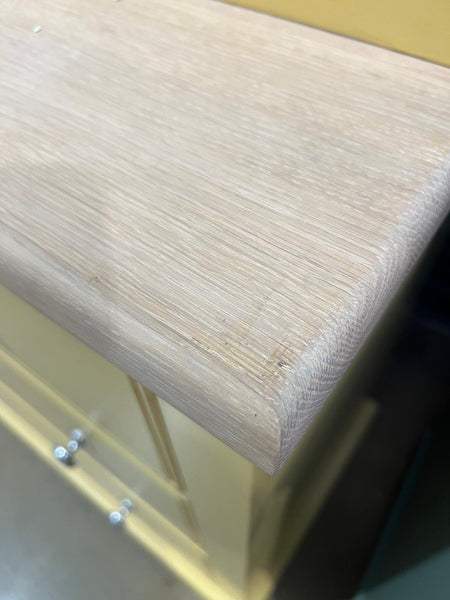 Chichester 5ft Glazed Rack Grand Dresser - Saffron- No Cornice