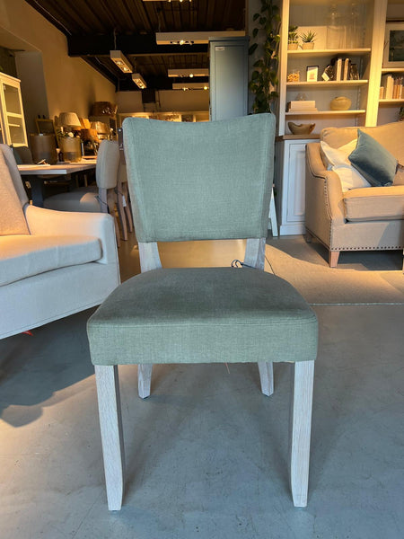 Mowbray Dining Chair - Linara Moss - Pale Oak