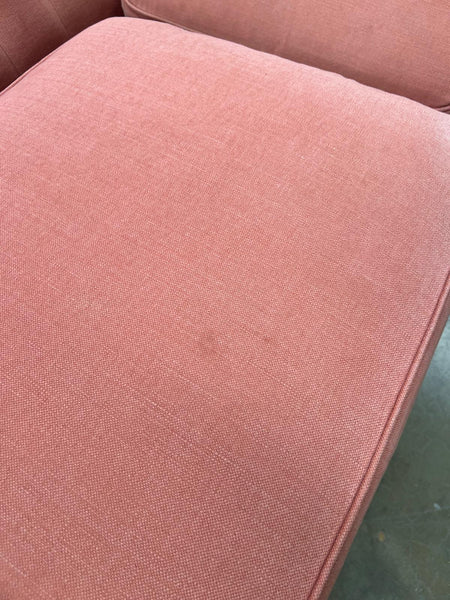 Lottie Sofa Medium - Linara Rhubarb - Pale Oak Legs