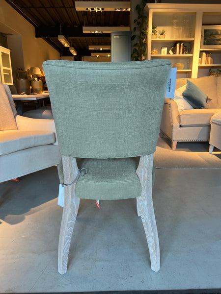 Mowbray Dining Chair - Linara Moss - Pale Oak